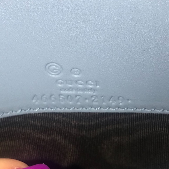 GUCCI WOMEN' MICROGUCCISSIMA CROSSBODY WALLET - Picture 7 of 7